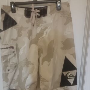 Quiksilver Tan Camouflage Shorts